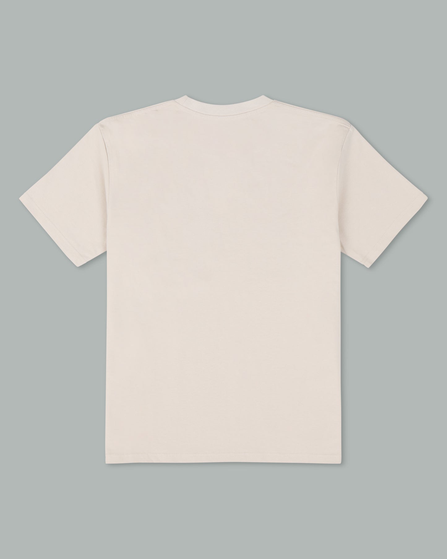 Reversed Crown Tee. Bone/ Java.