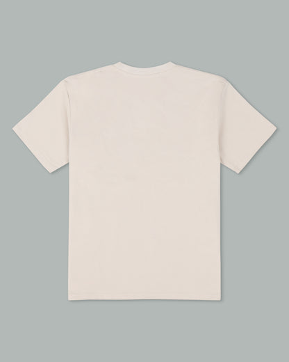 Reversed Crown Tee. Bone/ Java.