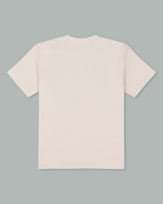 Reversed Crown Tee. Bone/ Java.