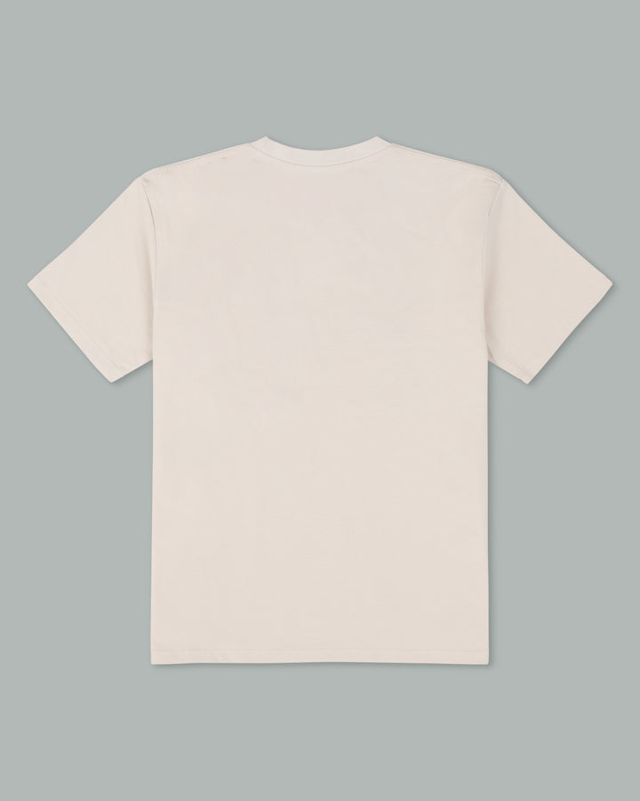 Reversed Crown Tee. Bone/ Java.
