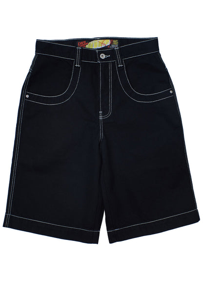 101 Twin Cannon Shorts. 14". Black/Silver J.