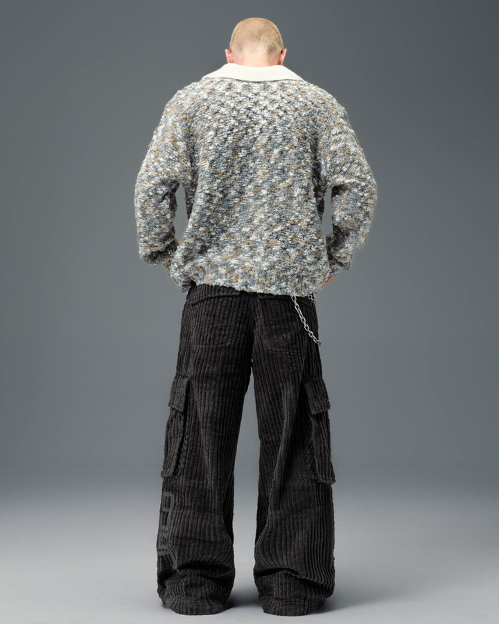 Legacy. 24". 2 Wale Corduroy. Black.