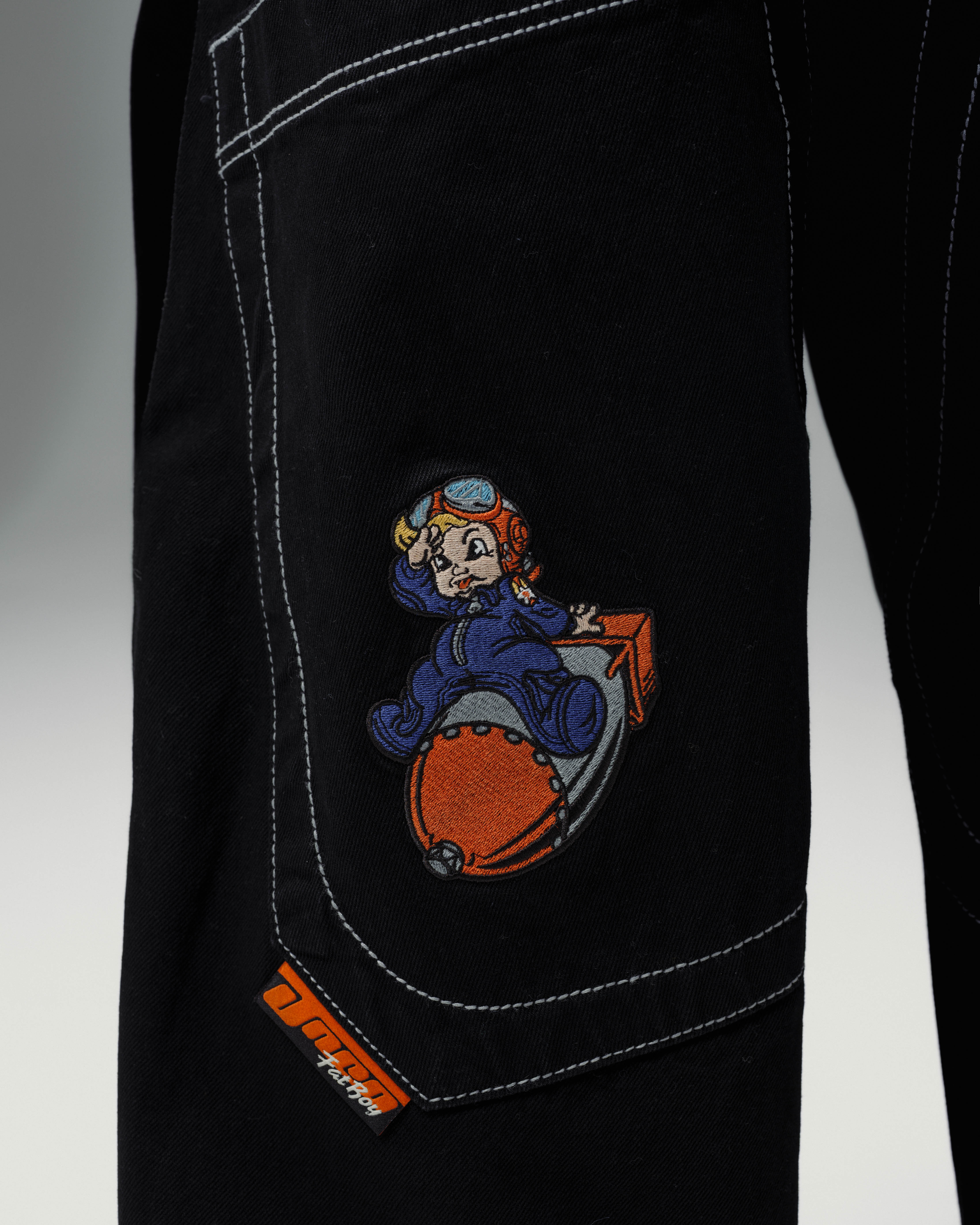 Fat Boy Jeans. 32” Wide Leg. Jet Black. – JNCO Los Angeles