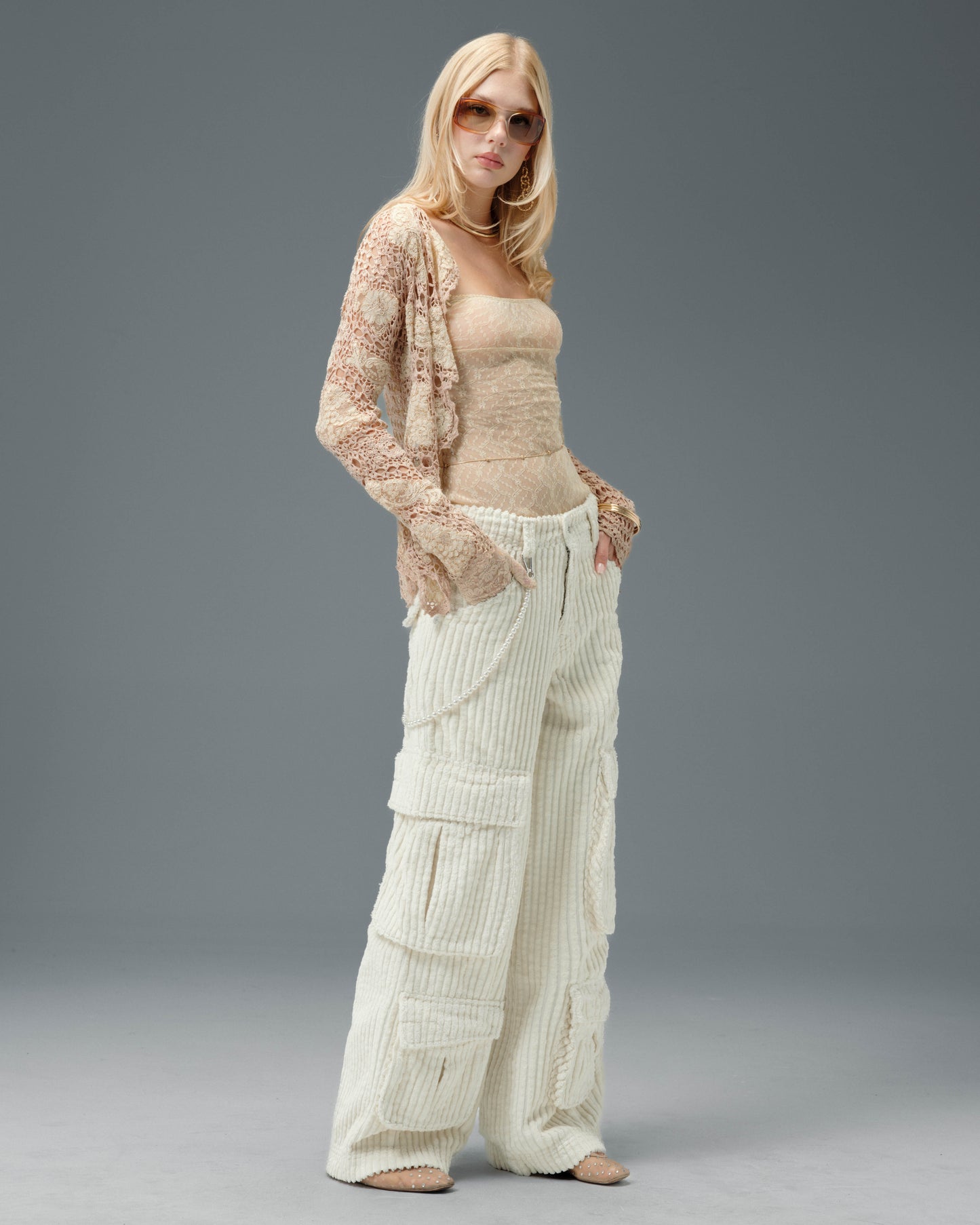 W Legacy. 24". 2 Wale Corduroy. Tofu.