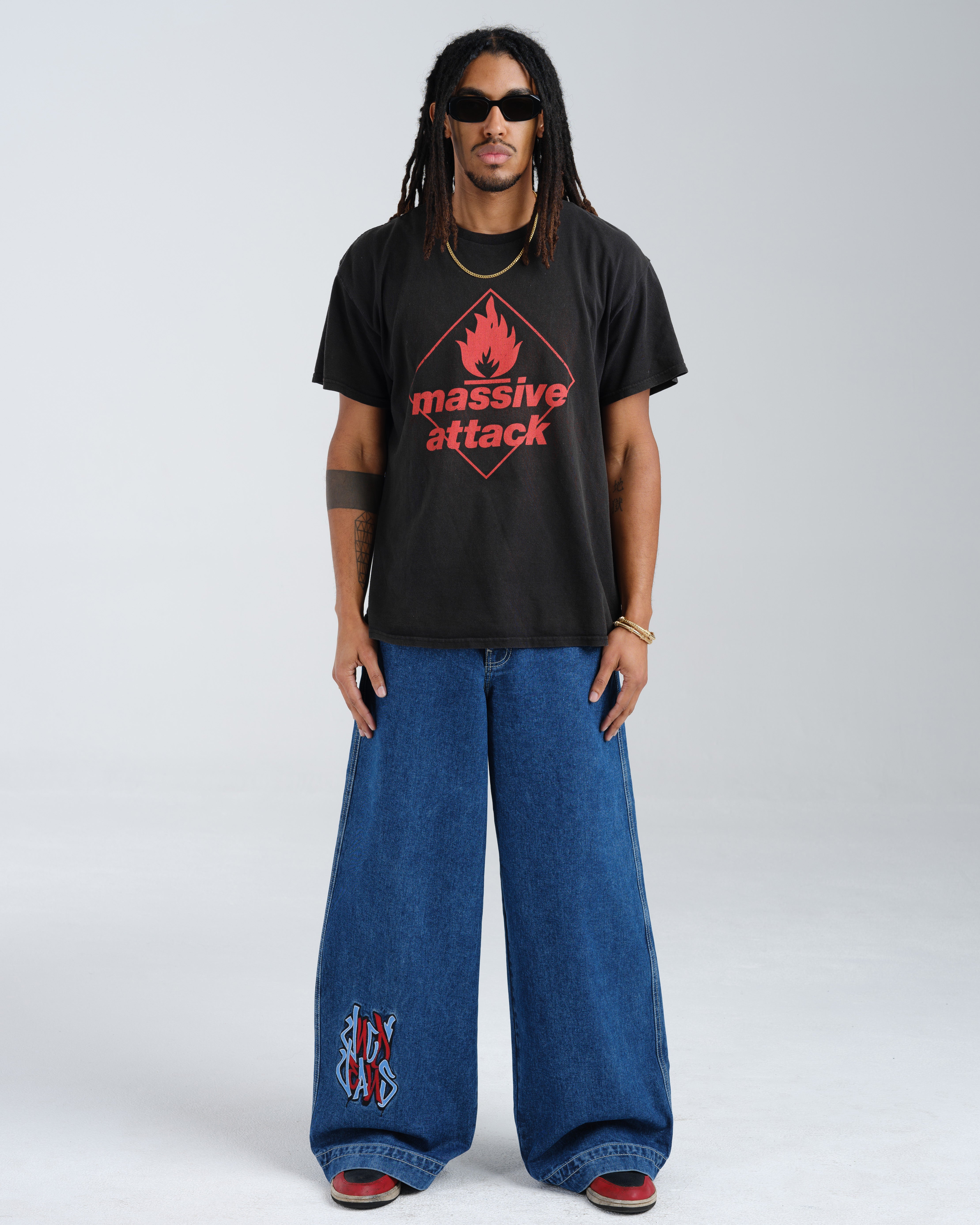 Jnco 26 Red Alien Jeans size 31x31 like shops JNCO