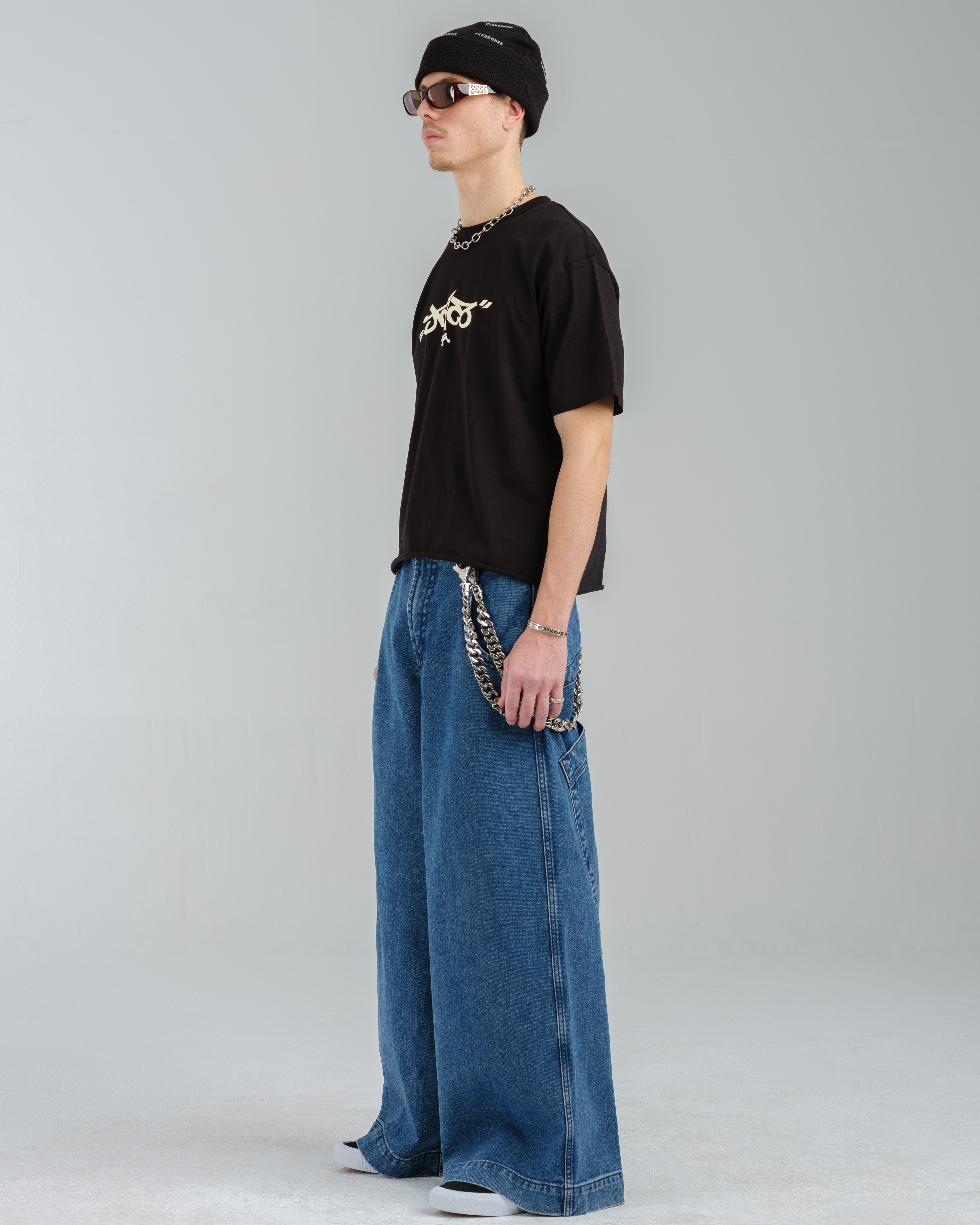 Fat Boy Jeans. 32” Wide Leg. Dark Stone. – JNCO Los Angeles