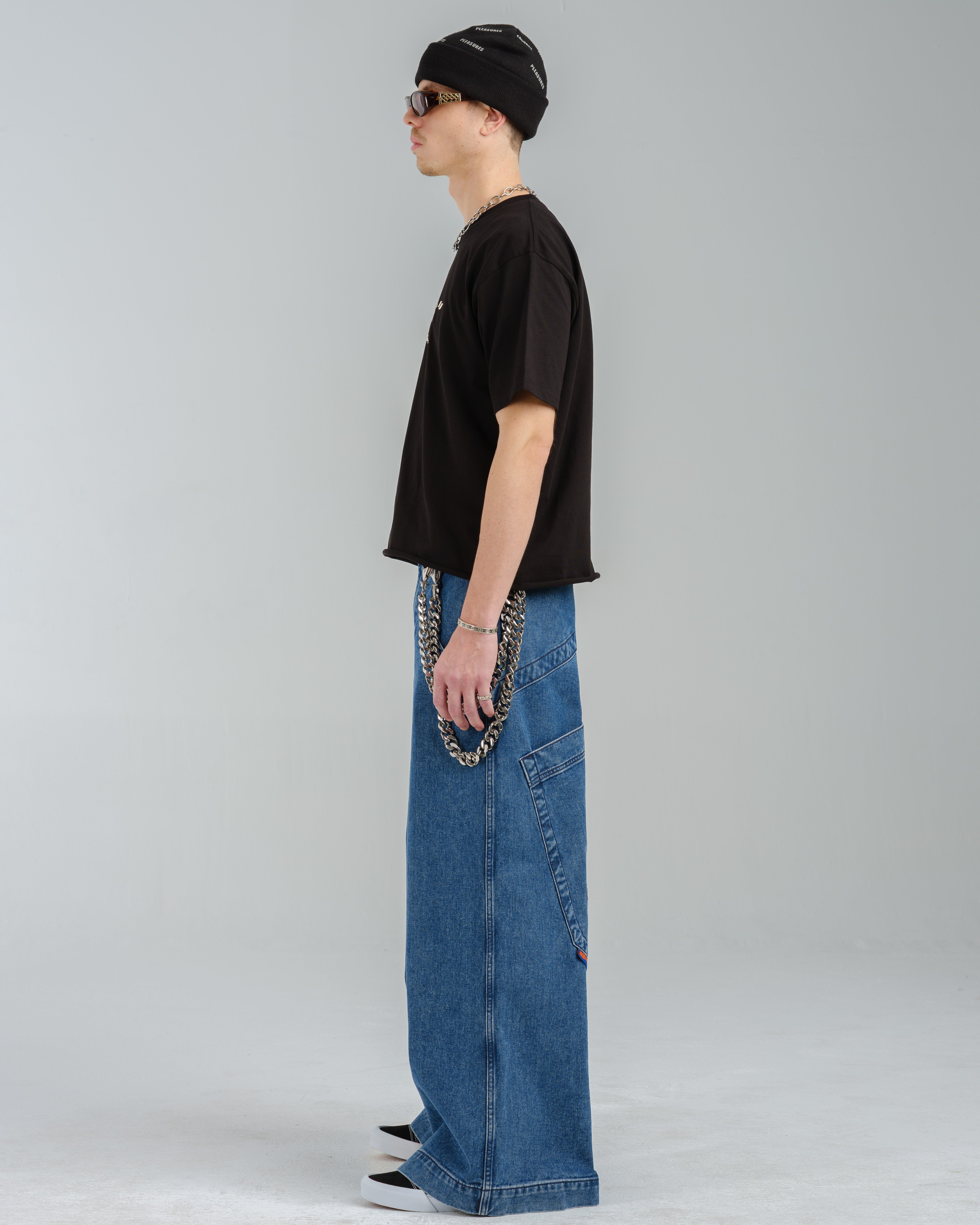 Fat Boy Jeans. 32” Wide Leg. Dark Stone. – JNCO Los Angeles