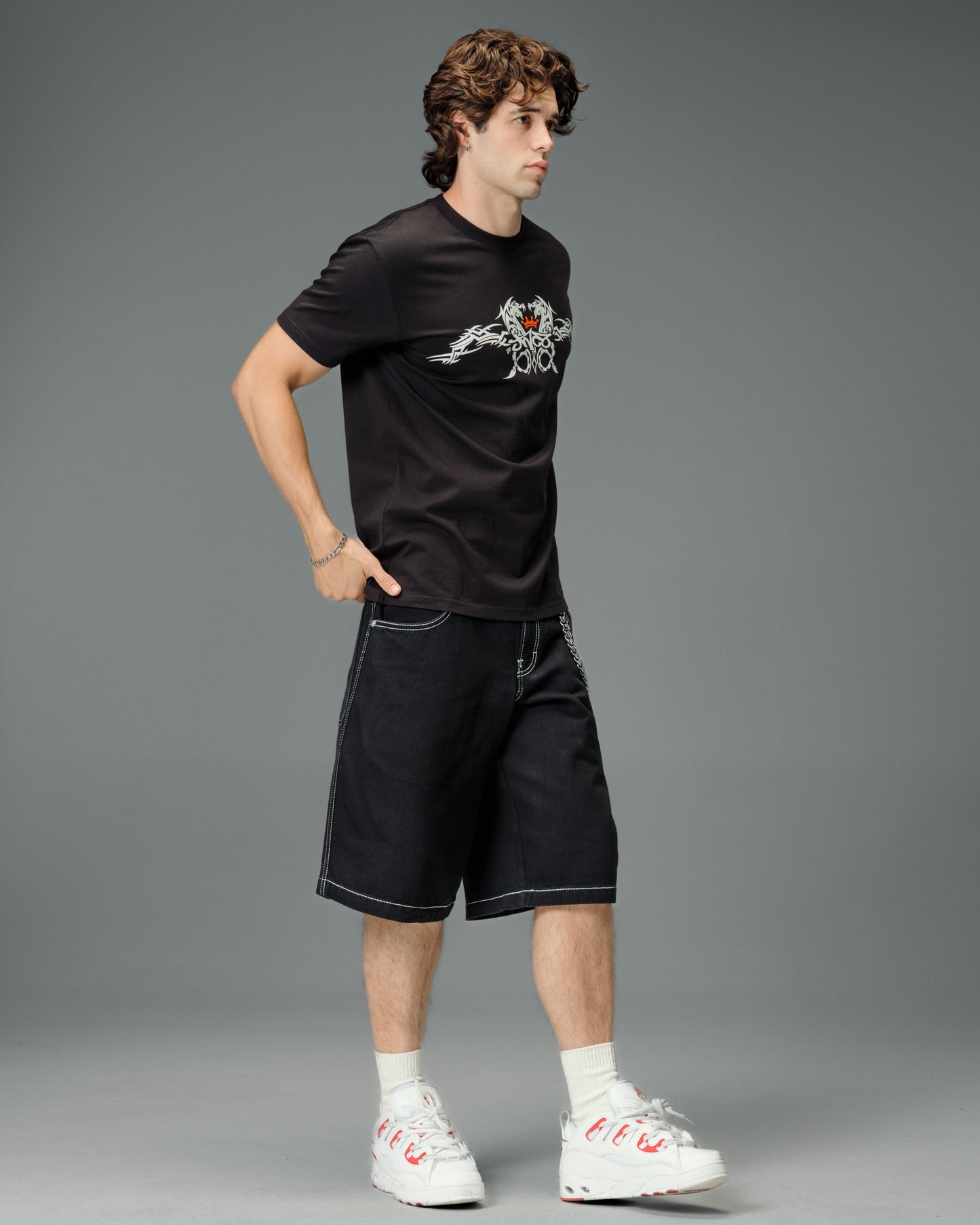 179 Pipes Shorts. 14" Inseam. Jet Black.