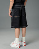 179 Pipes Shorts. 14" Inseam. Jet Black.