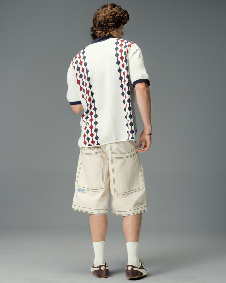 King Shorts. 14". Natural.