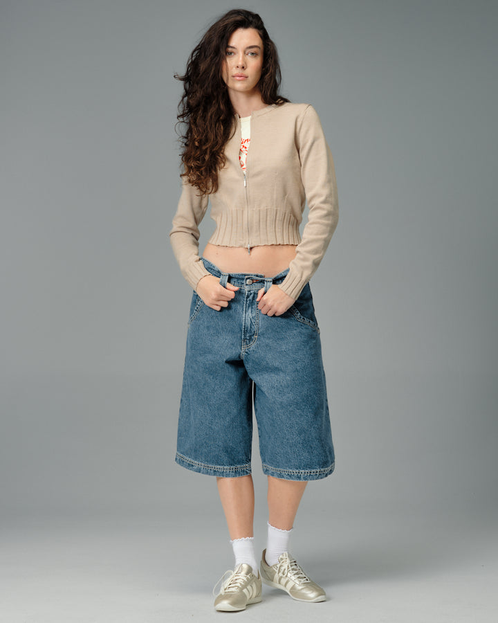 W Wizard Shorts. 15" Inseam. Dark Stone.