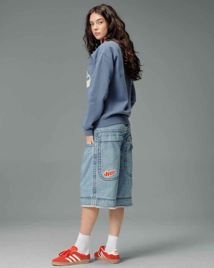 W Destroyer Shorts. 14" Inseam. Antique.