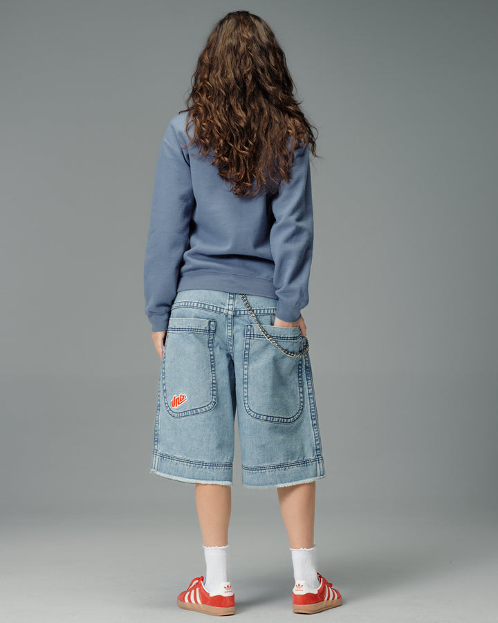 W Destroyer Shorts. 14" Inseam. Antique.