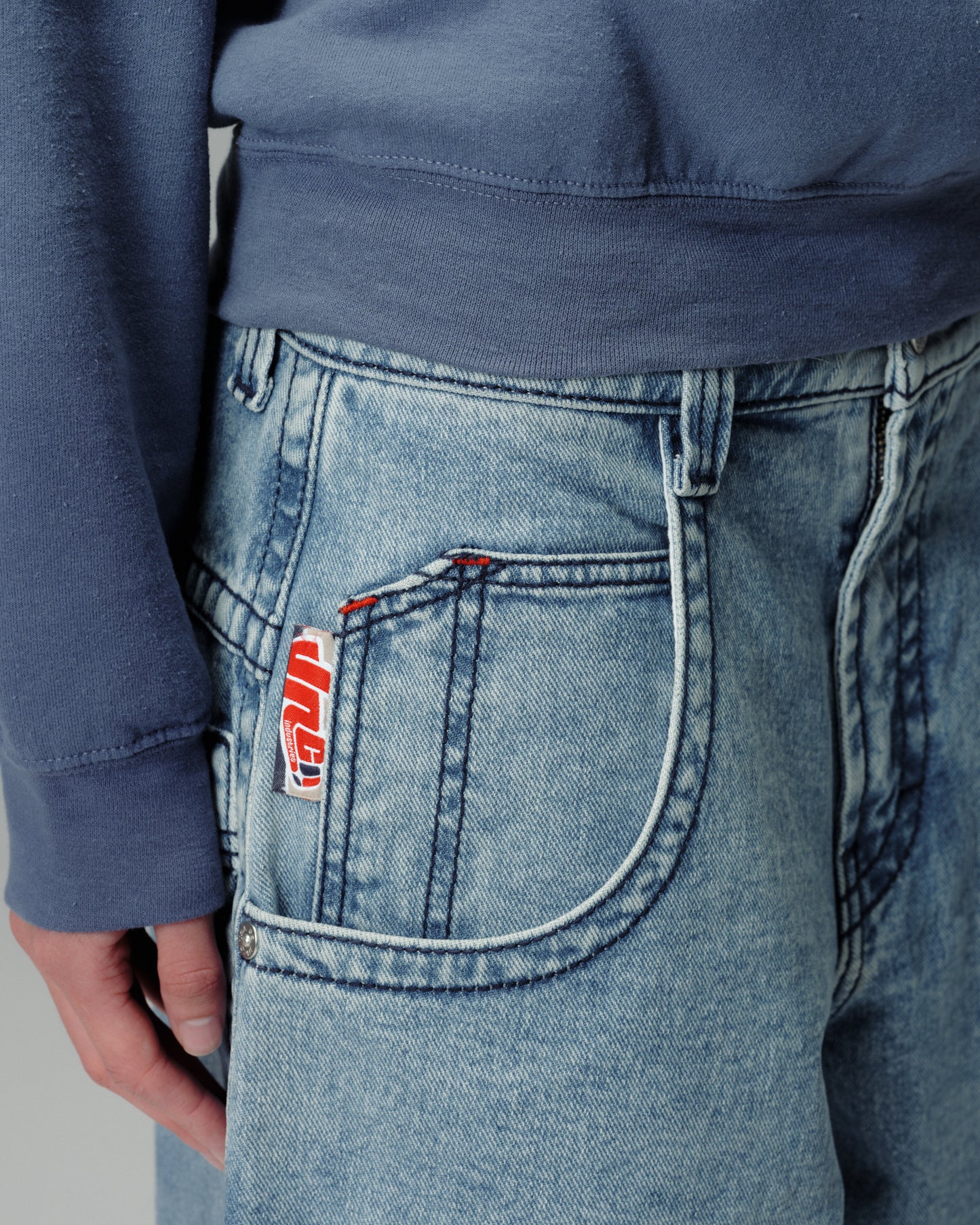 W Destroyer Shorts. 14" Inseam. Antique.