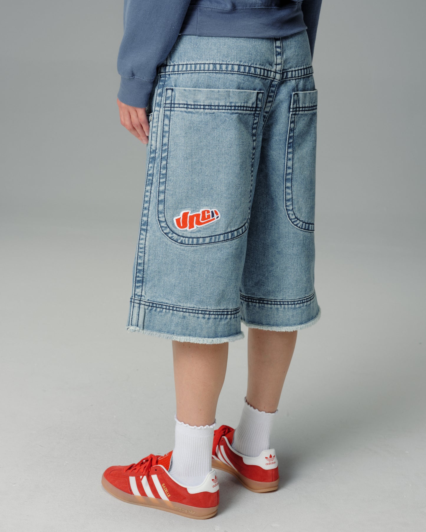 W Destroyer Shorts. 14" Inseam. Antique.
