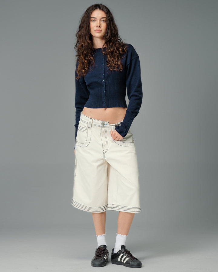 W Jester Shorts. 15" Inseam. Natural.