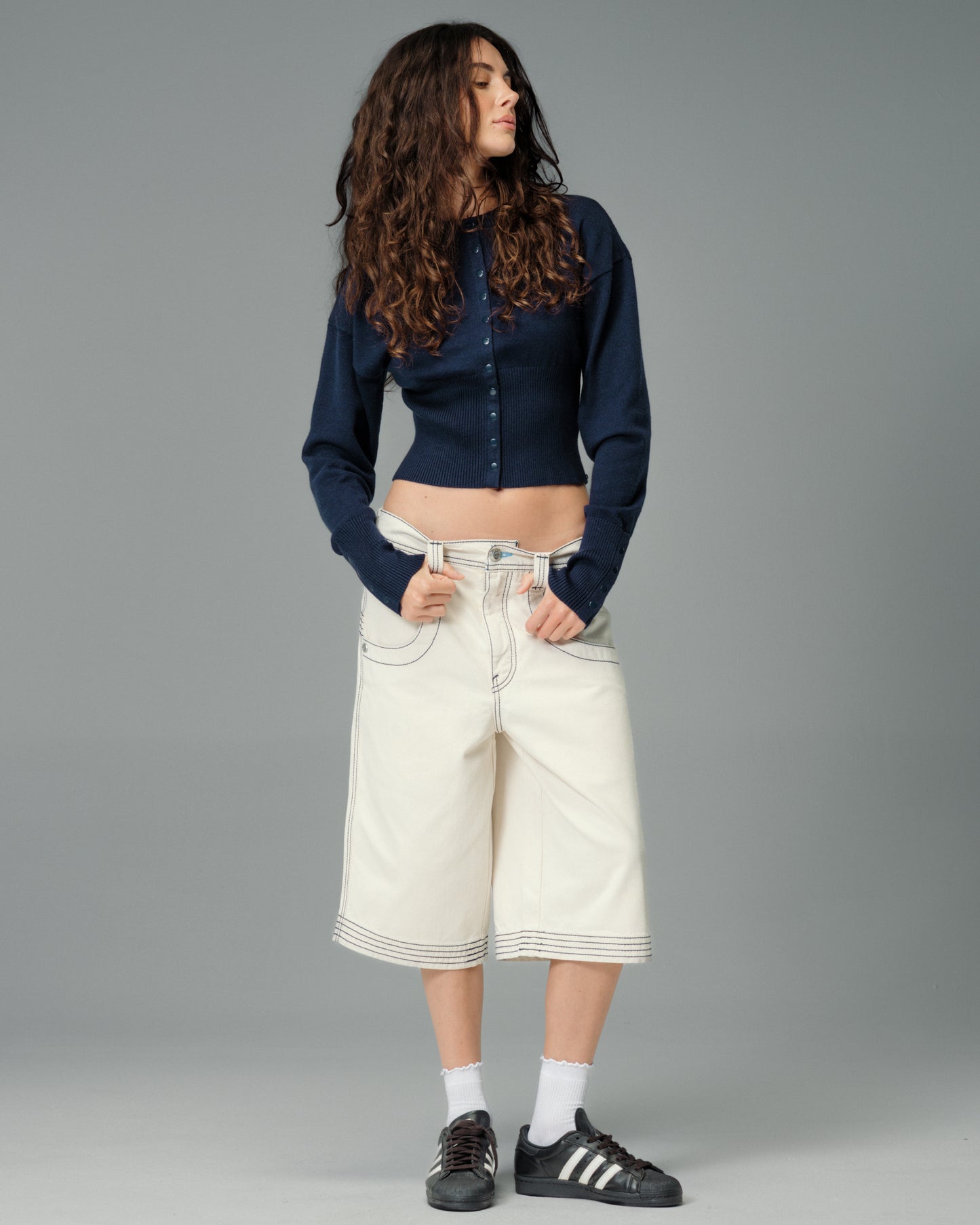 W Jester Shorts. 15" Inseam. Natural.