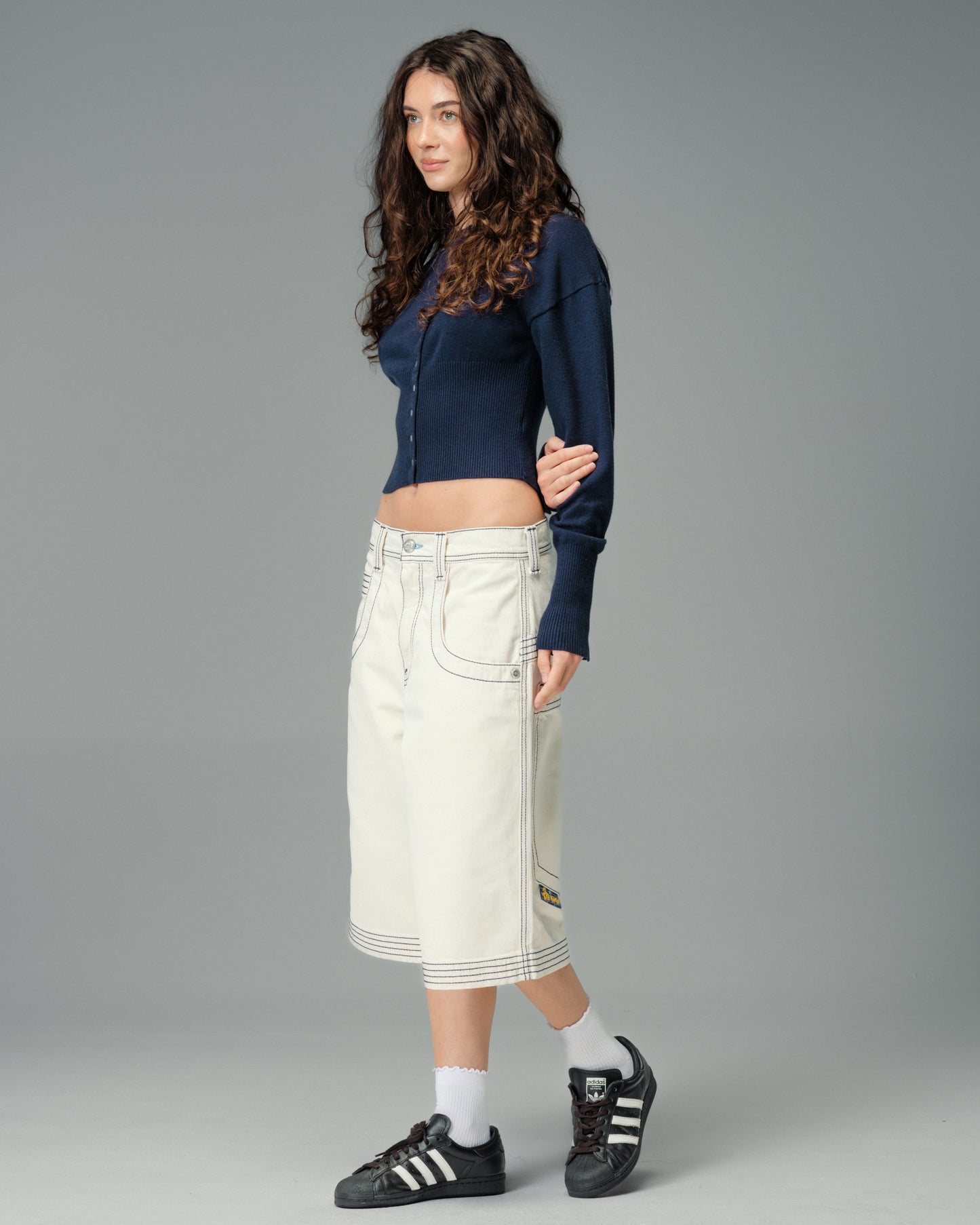 W Jester Shorts. 15" Inseam. Natural.