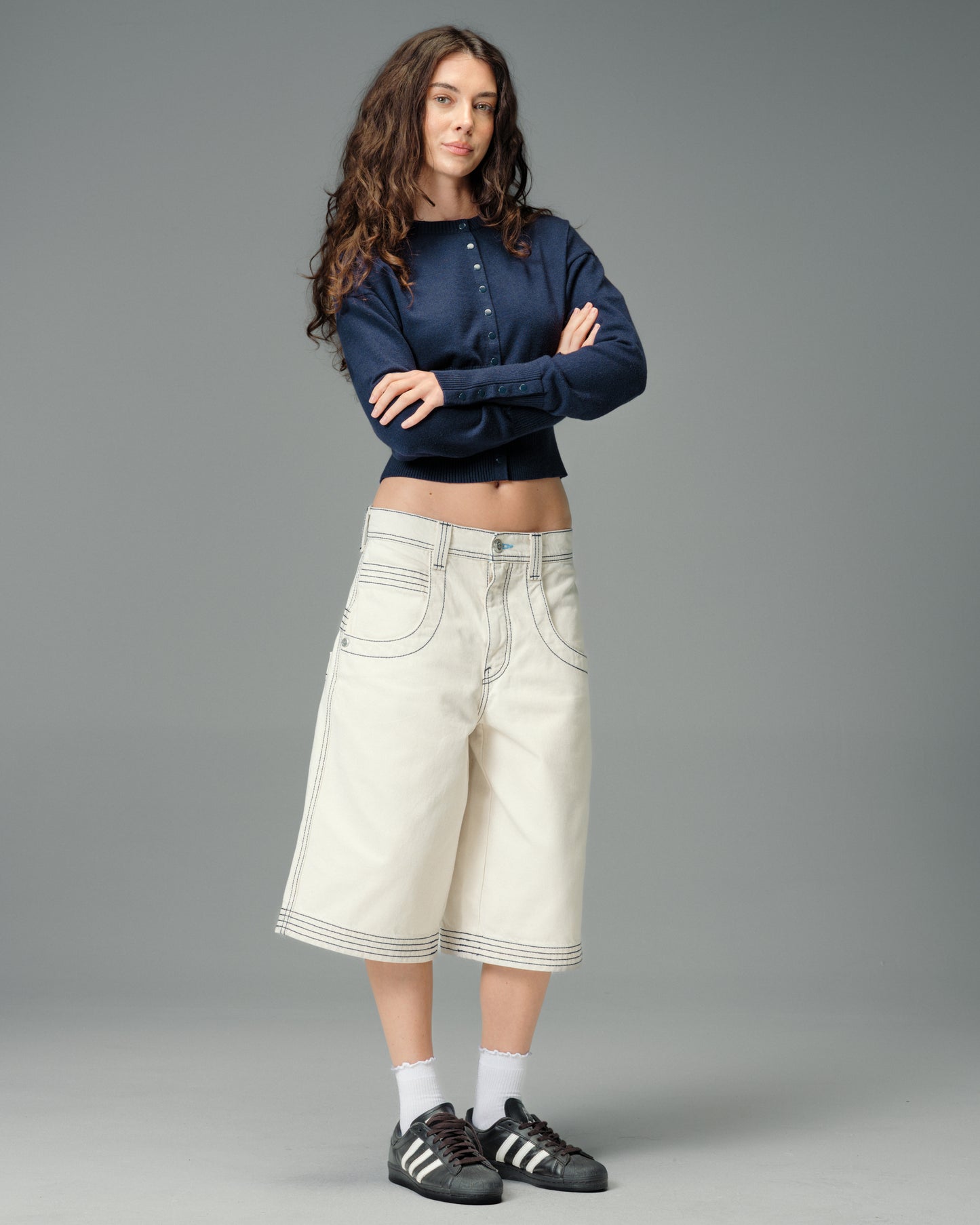 W Jester Shorts. 15" Inseam. Natural.