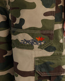 W Indicator Cargo Shorts. 14.5" Inseam. Swamp Camo.