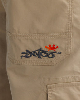 W Indicator Cargo Pants. 22". Khaki.