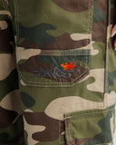 W Indicator Cargo Pants. 22". Swamp Camo.
