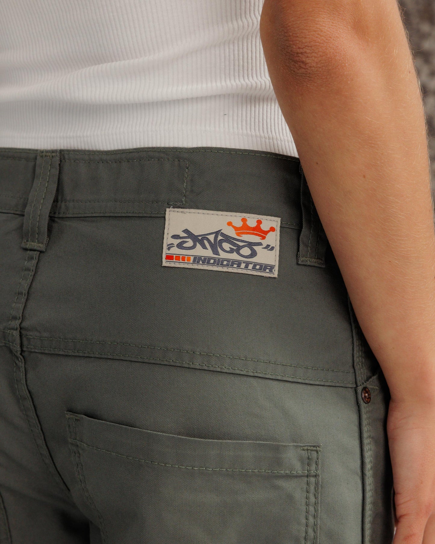 W Indicator Cargo Pants. 22". Olive.