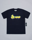 Jester Roots Tee. Navy.