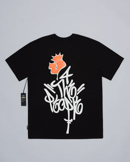 "4 The People" Tee. Black.