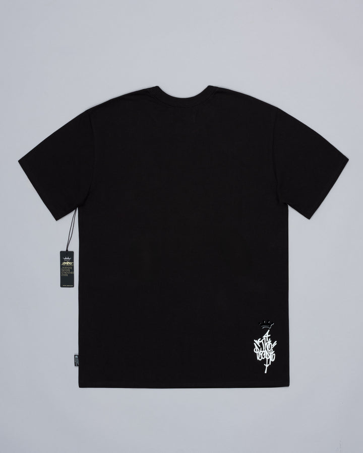 Skull Cards Tee. Black.
