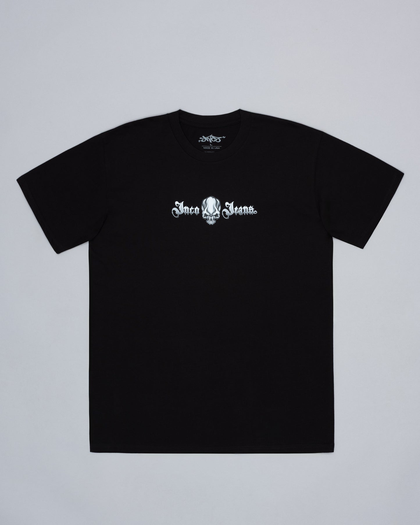 Alien Skull Tee. Black.