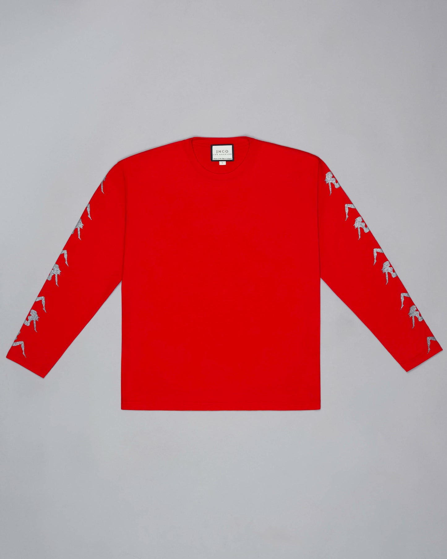 Big Rig Long Sleeve Tee. Red.