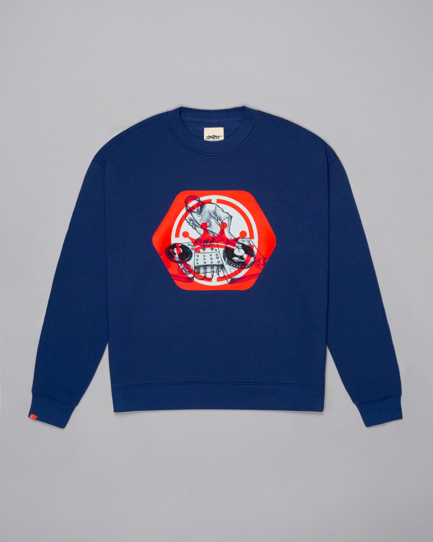 Spindle Crewneck. Cobalt.