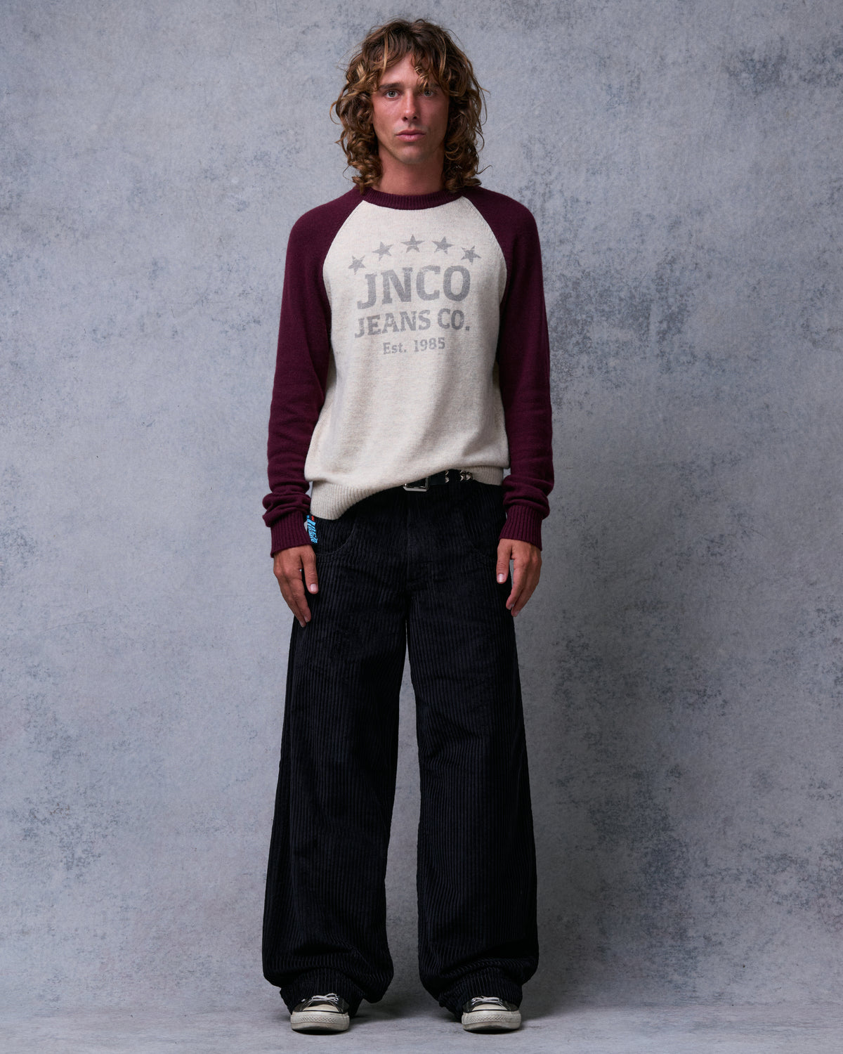 169 Low Down. 20". 4 Wale Corduroy. Black.