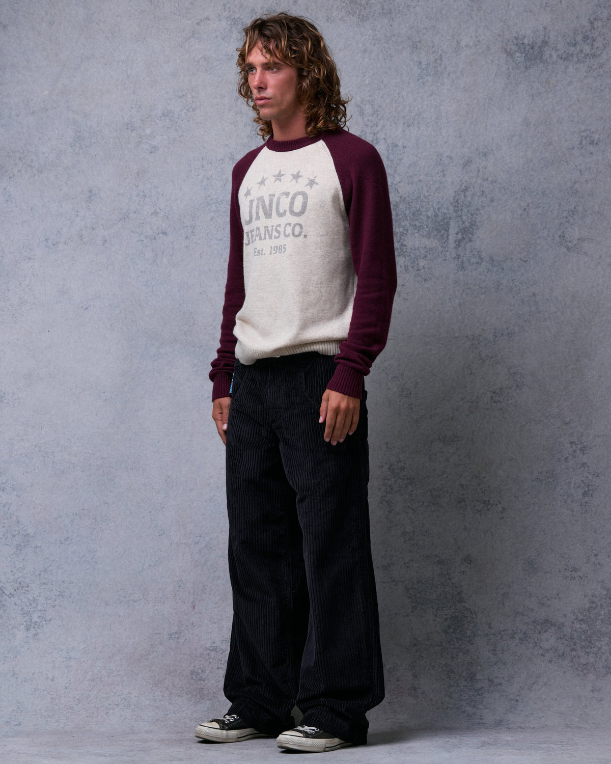 169 Low Down. 20". 4 Wale Corduroy. Black.