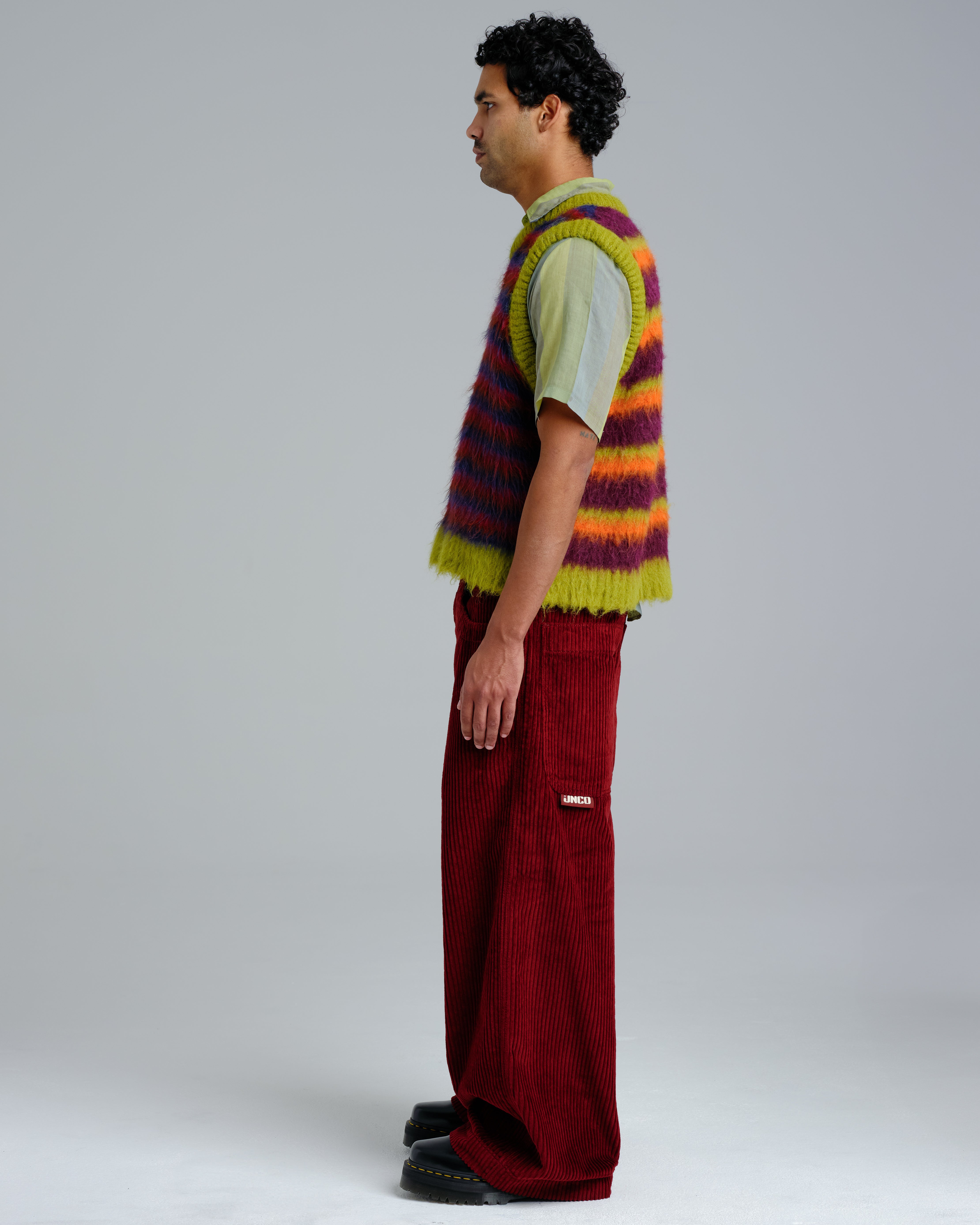 101 Twin Cannon. 26". 4 Wale Corduroy. Burgundy.
