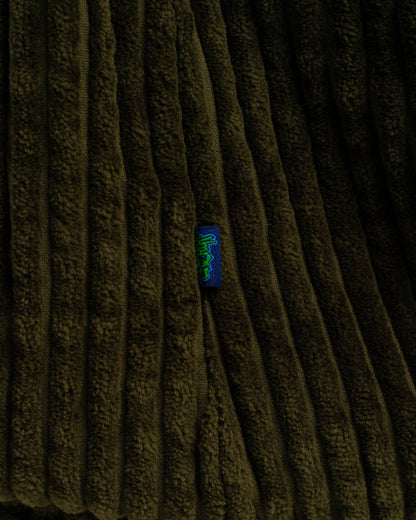Hangin'. 34". 2 Wale Corduroy. Moss.
