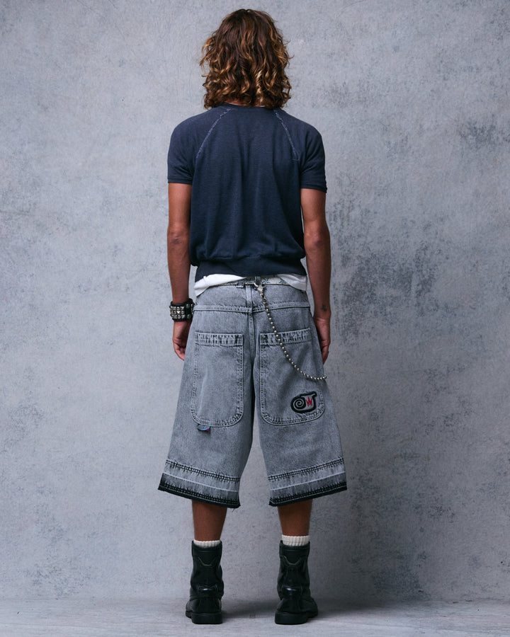 101 Twin Cannon Shorts. 16" Inseam. Black Vintage.