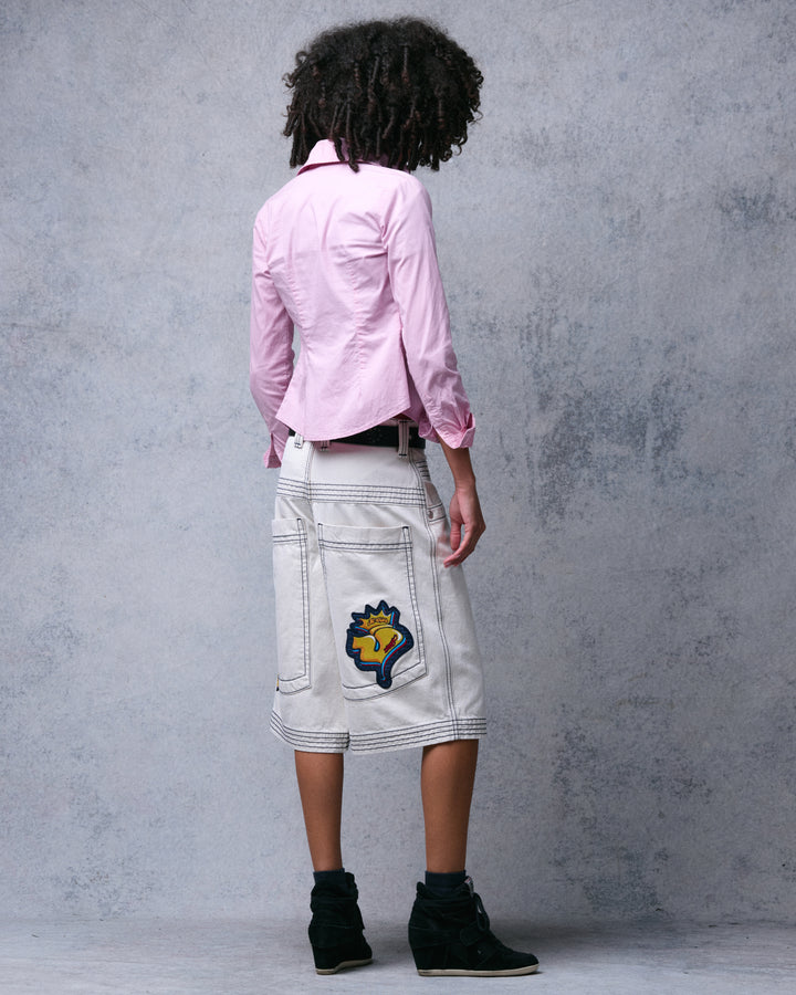 W Jester Shorts. 15" Inseam. Natural.