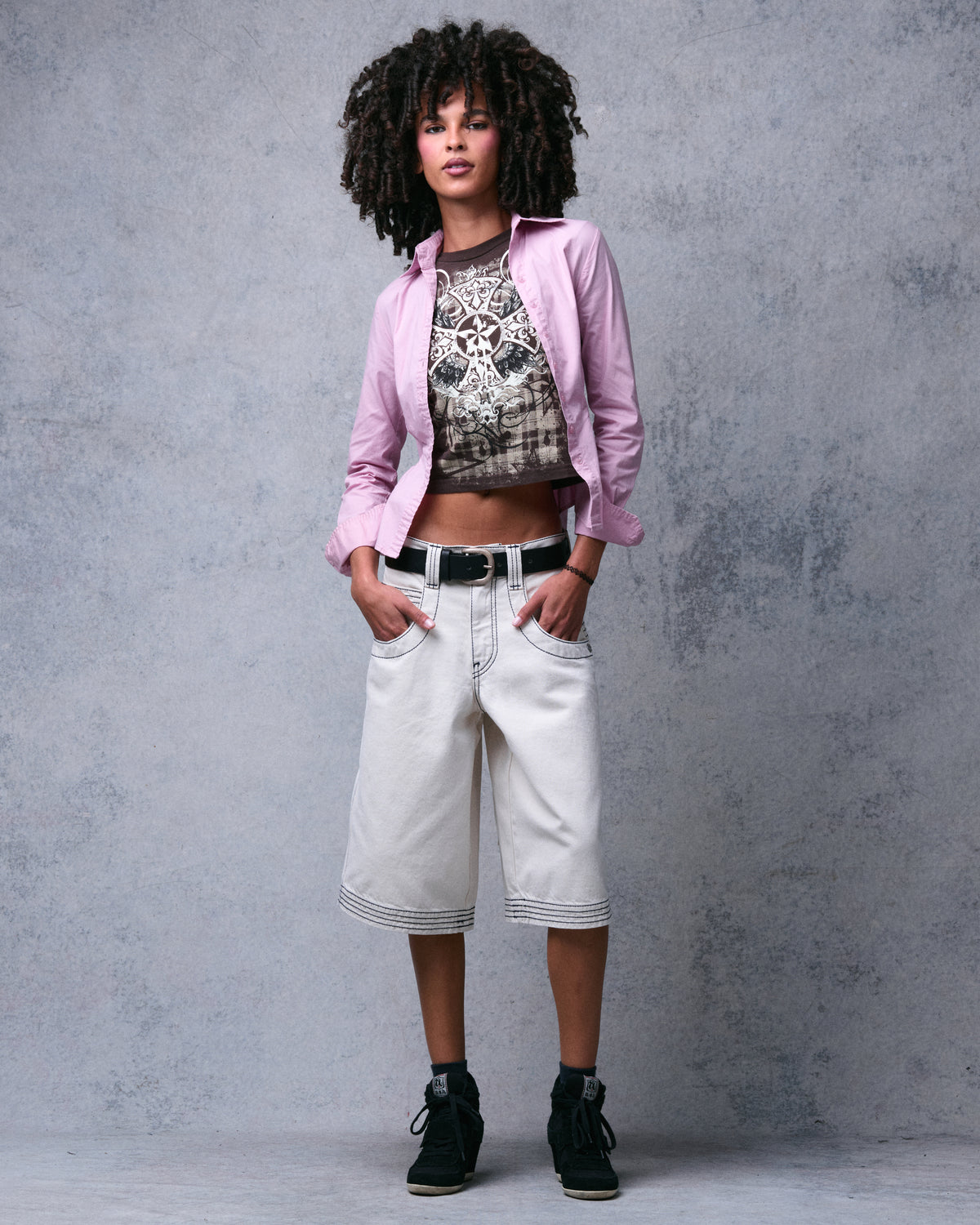 W Jester Shorts. 15" Inseam. Natural.