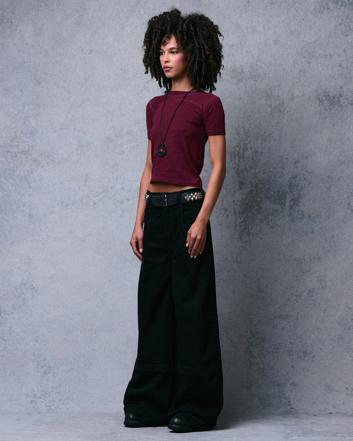 The Camilla Jeans. 27”. Jet Black.