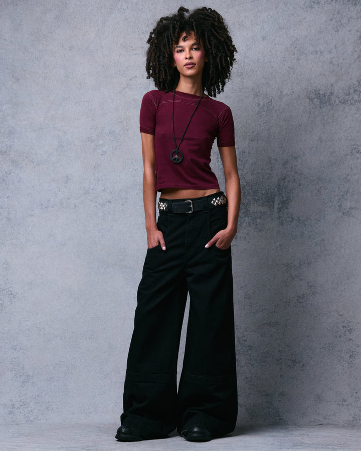 The Camilla Jeans. 27”. Jet Black.