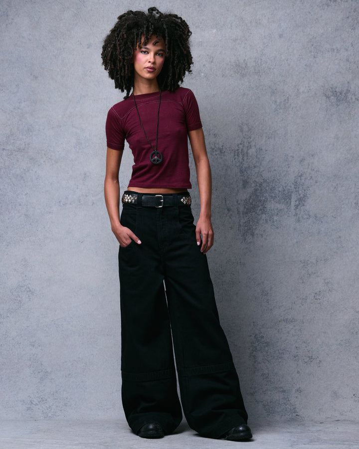 The Camilla Jeans. 27”. Jet Black.