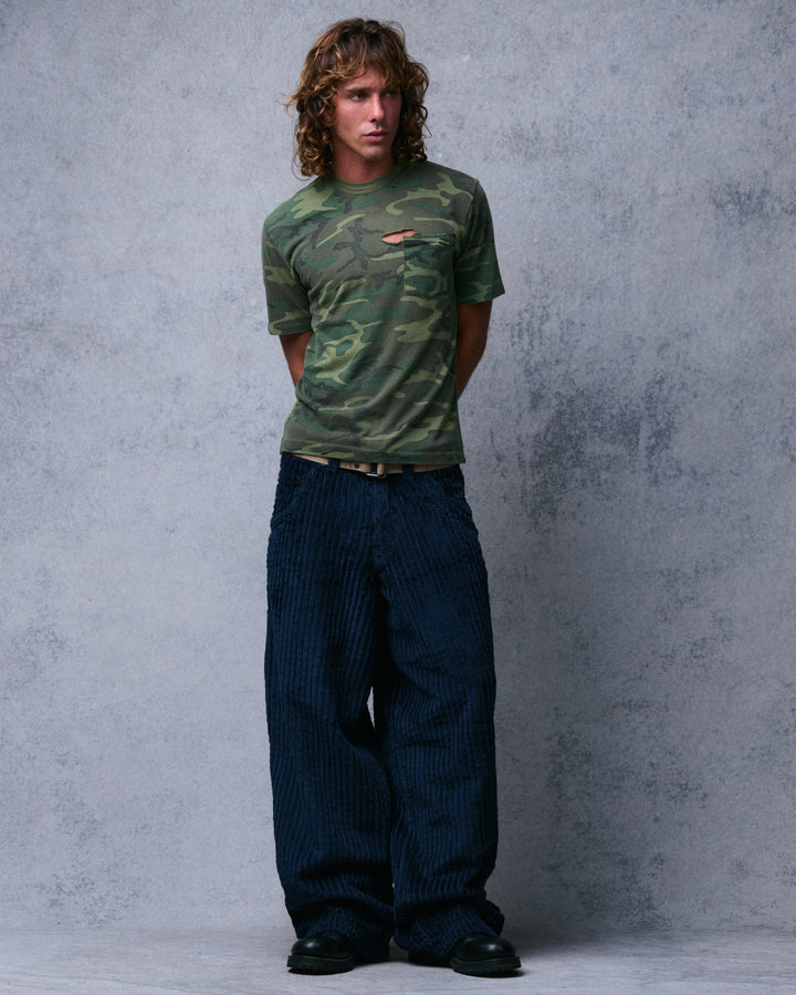 Wizard. 24". 2 Wale Corduroy. Navy.