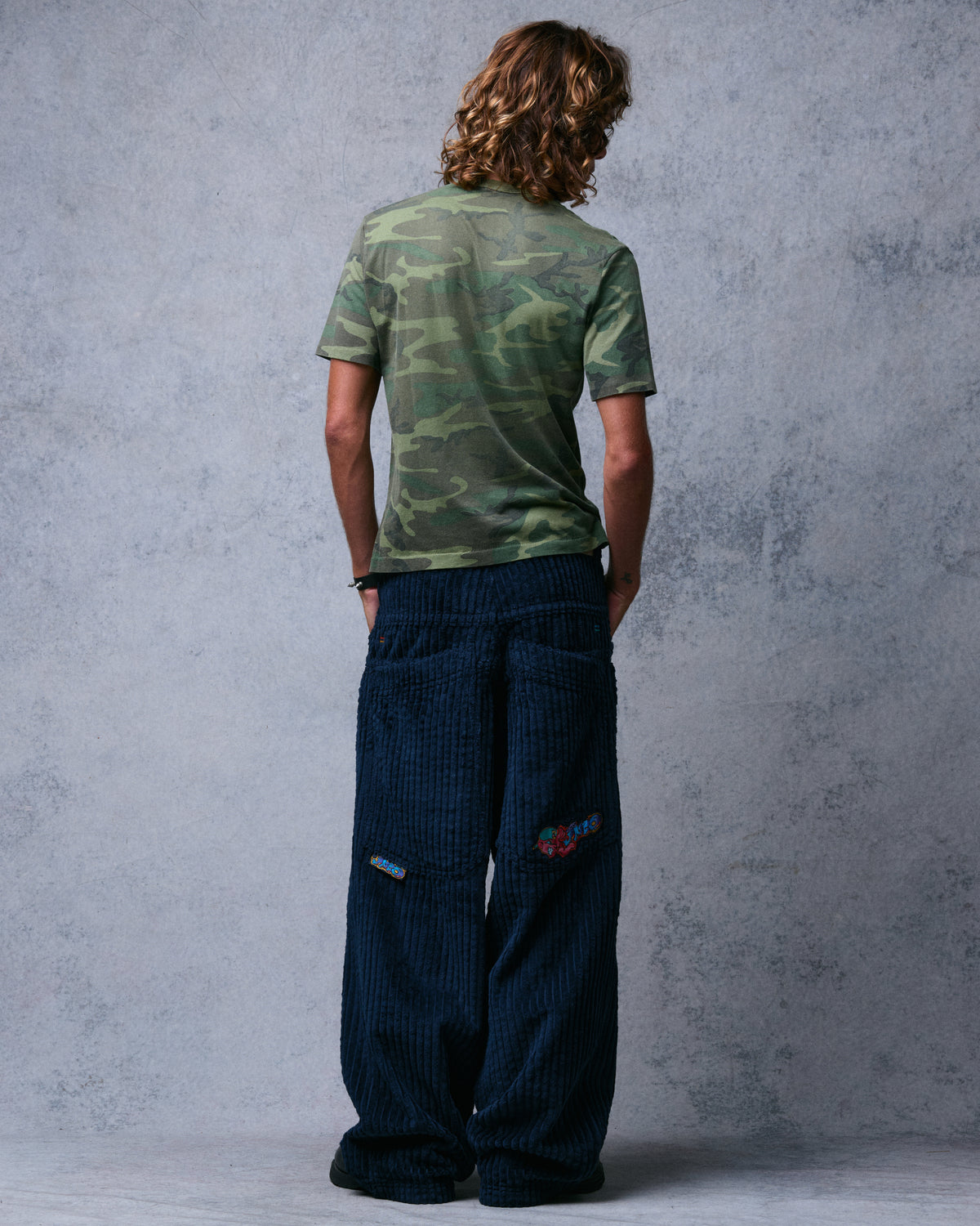 Wizard. 24". 2 Wale Corduroy. Navy.