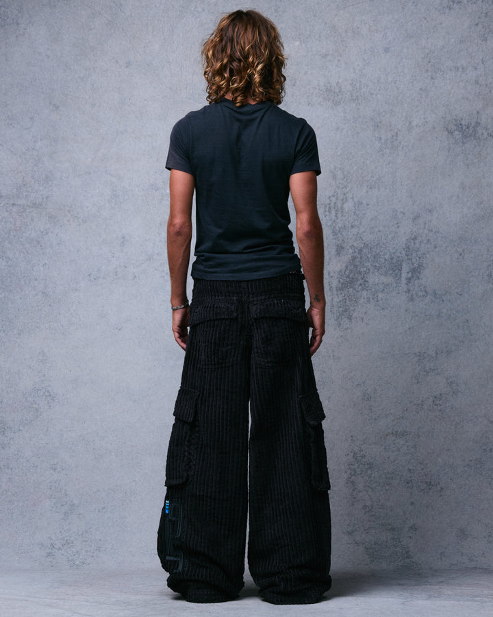 Legacy. 24". 2 Wale Corduroy. Black.