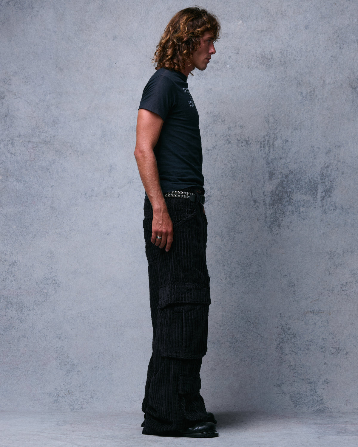 Legacy. 24". 2 Wale Corduroy. Black.
