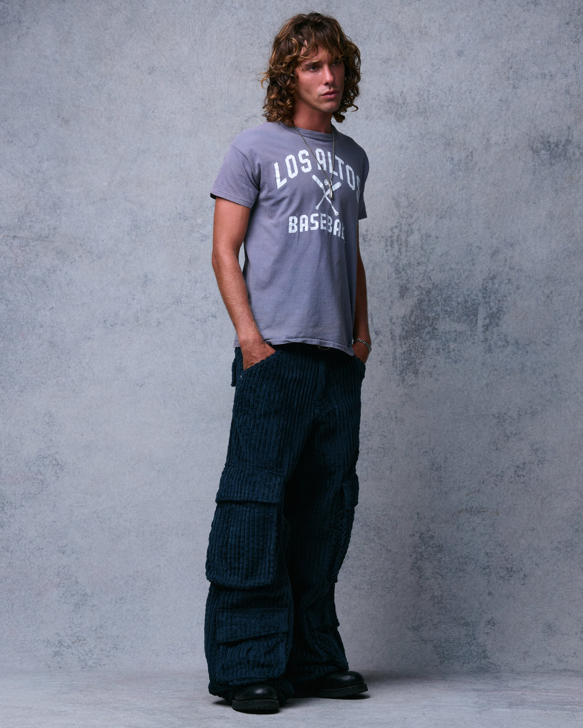 Legacy. 24". 2 Wale Corduroy. Navy.