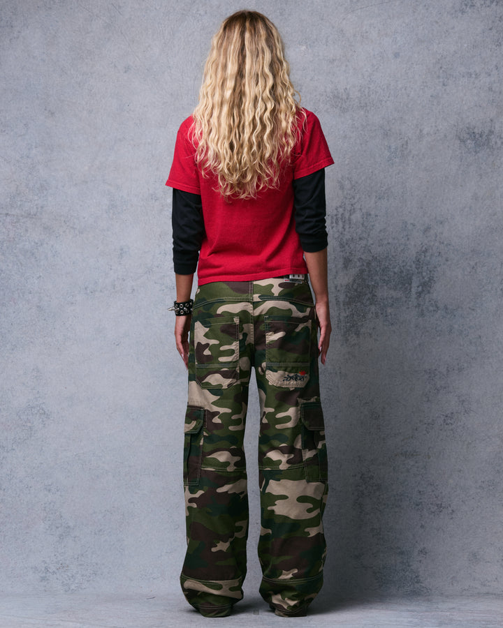 W Indicator Cargo Pants. 22". Swamp Camo.