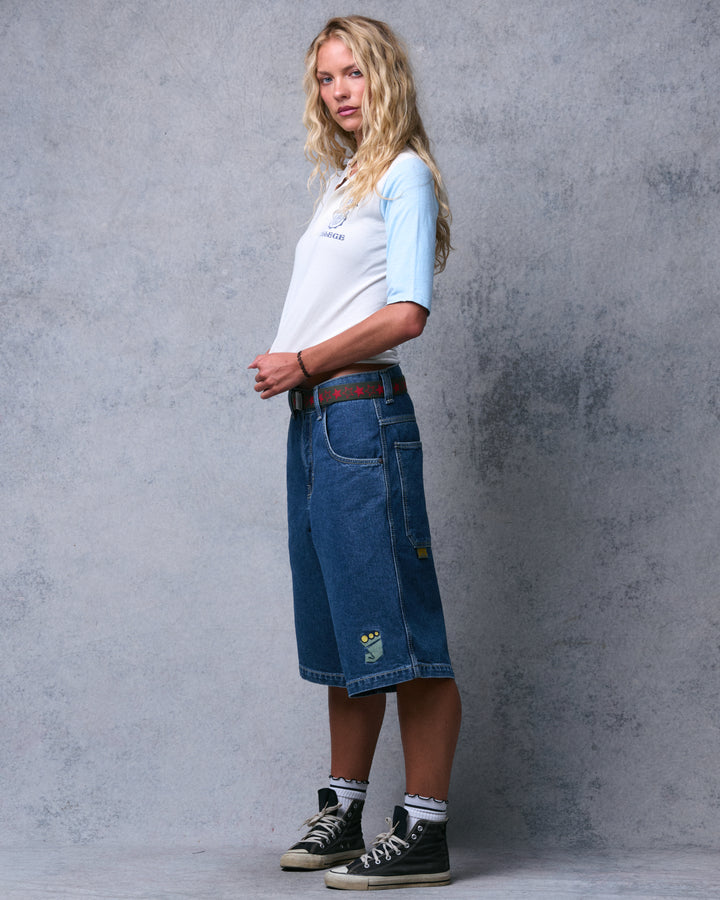 W179 Pipes Shorts. 14" Inseam. Dark Stone.